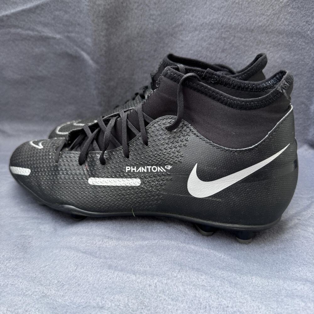 Nike‎ Phantom GT Soccer Cleats Shoes Mens 7.5 Black/White Football FG DC0819-007